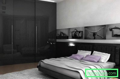 Спални соби во хај-тек стил (23)